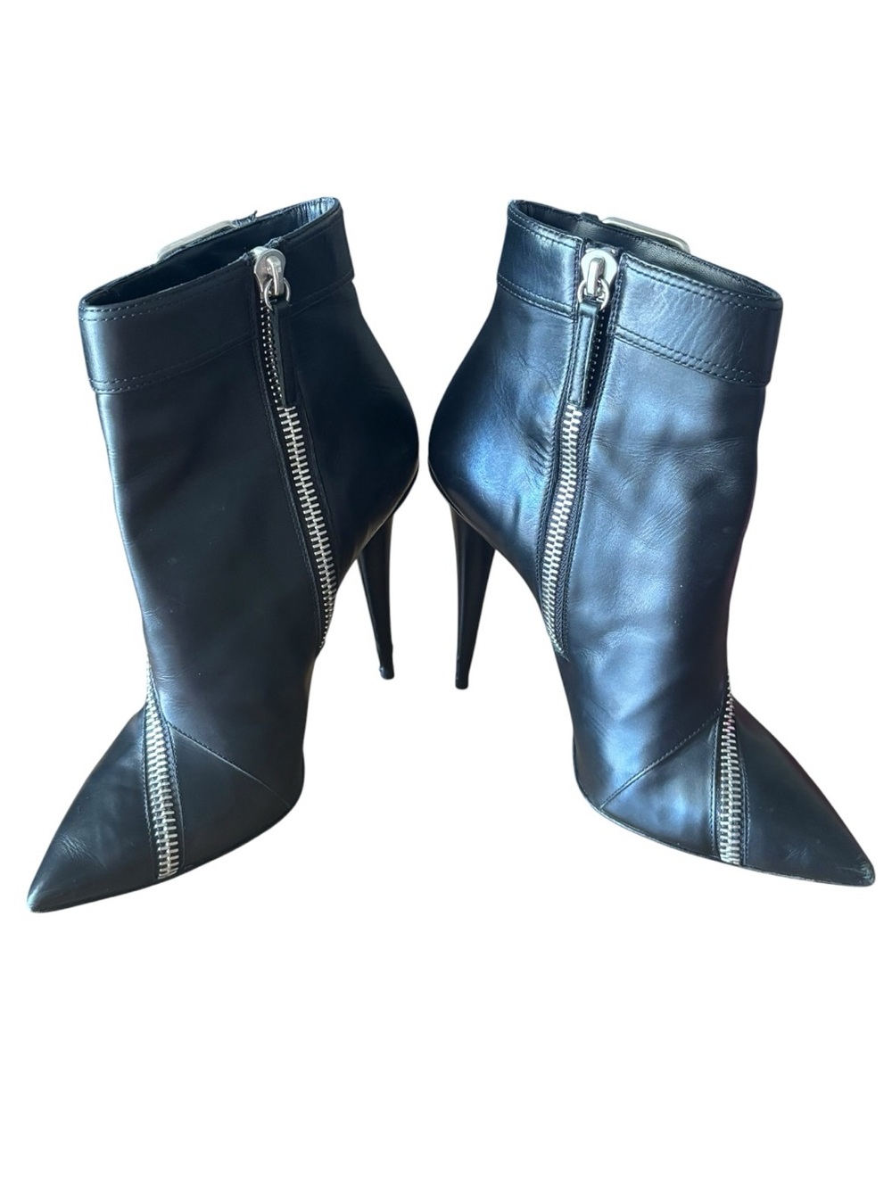 Giuseppe Zanotti Asymmetrical Zip Heeled Ankle Boot - Picture 5 of 9
